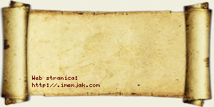 Jana Radnović vizit kartica